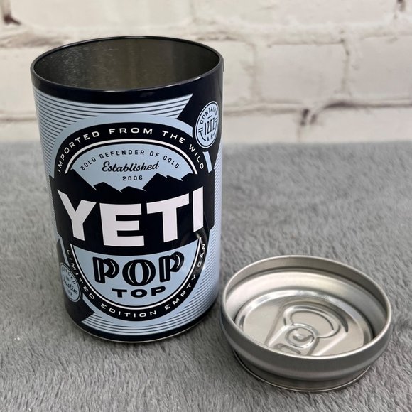 Yeti Pop Top Limited Edition Empty Can Storage Stash Collection Container Hide A - Picture 4 of 7
